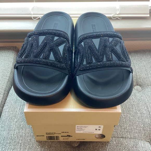 Michael Kors MICHAEL MMK Splash Slide Sandals, size 9 - Picture 6 of 9